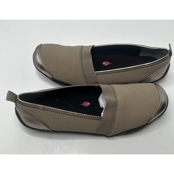 ROS HOMERSSON “CAROL” SLIP ON EXCELLENT PREOWNED BEIGE PEWTER MAXIMUM COMFORT - Picture 5 of 12